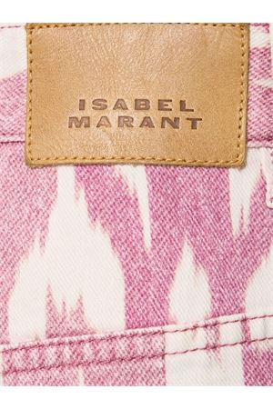 Pink cotton blend shorts MARANT ÉTOILE | SH0001FEC1H03E40RW